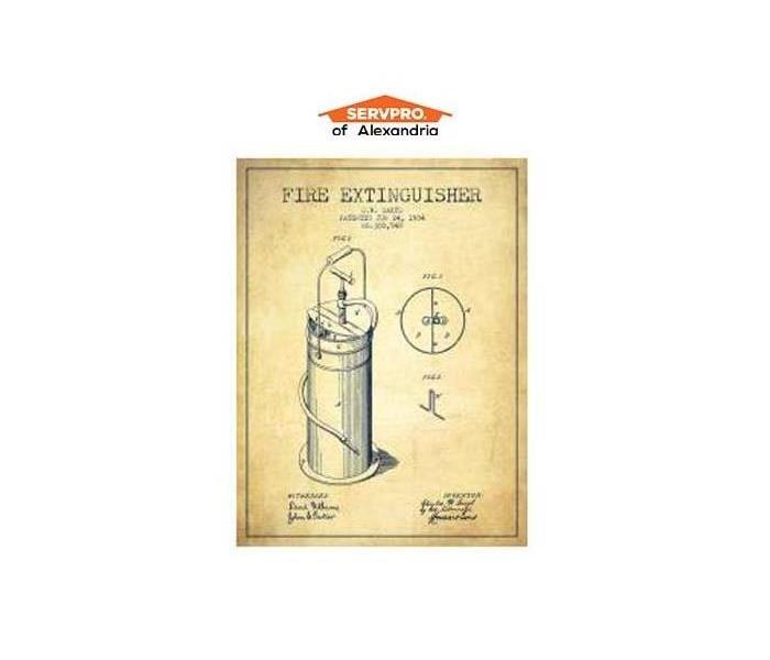 Vintage fire extinguisher patent